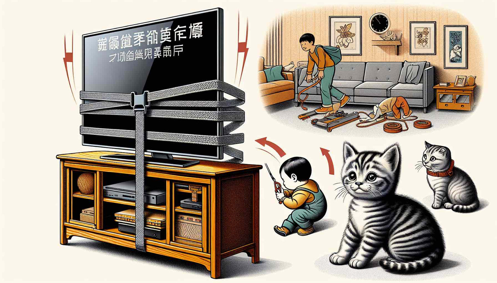 TV Stand Safety Tips to Prevent Tip-Overs - JALG TV Stands