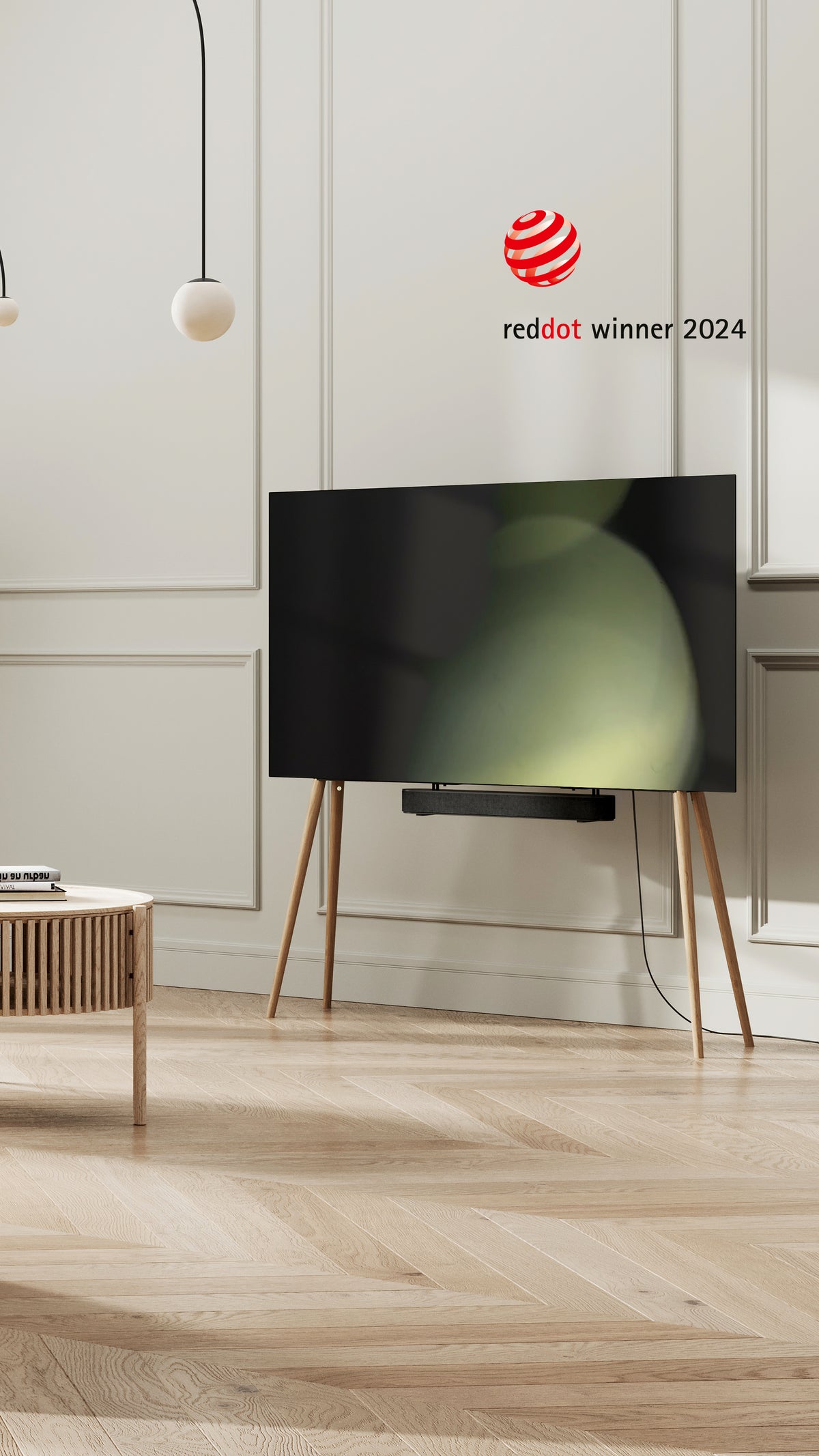 JALG TV Stand reddot winner 2024 in living room 8