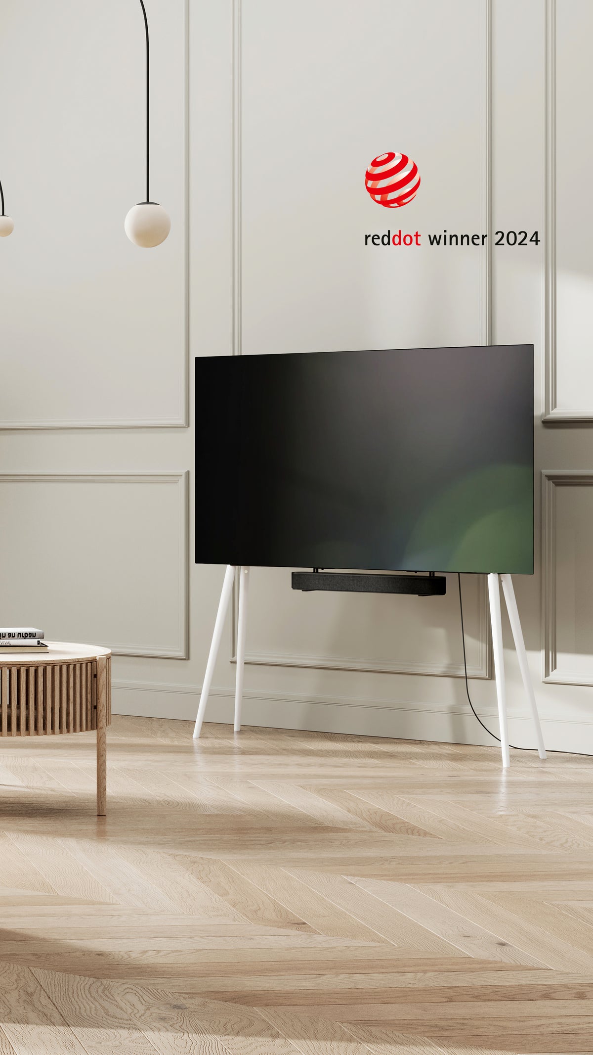 JALG TV Stand reddot winner 2024 in living room 9