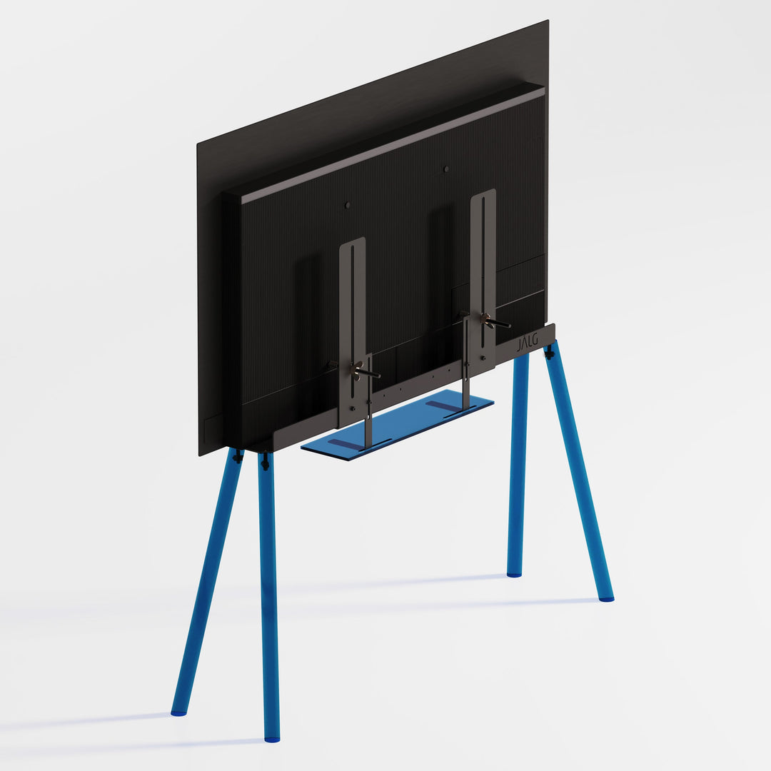 Acrylic Blue tv stand for 42"-55" TV - JALG TV Stands