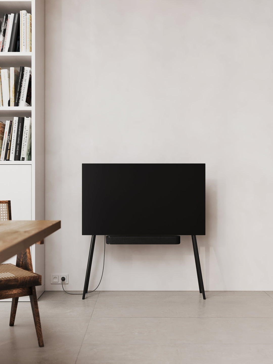 BIRCH / BLACK 42"-55" - JALG TV Stands