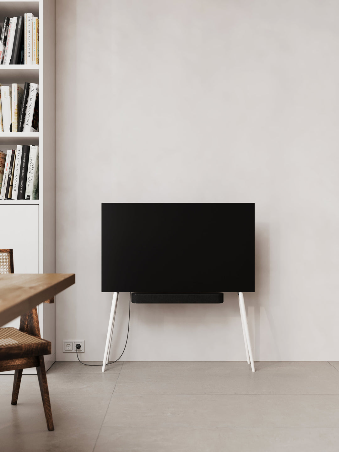 BIRCH / WHITE 42"-55" - JALG TV Stands