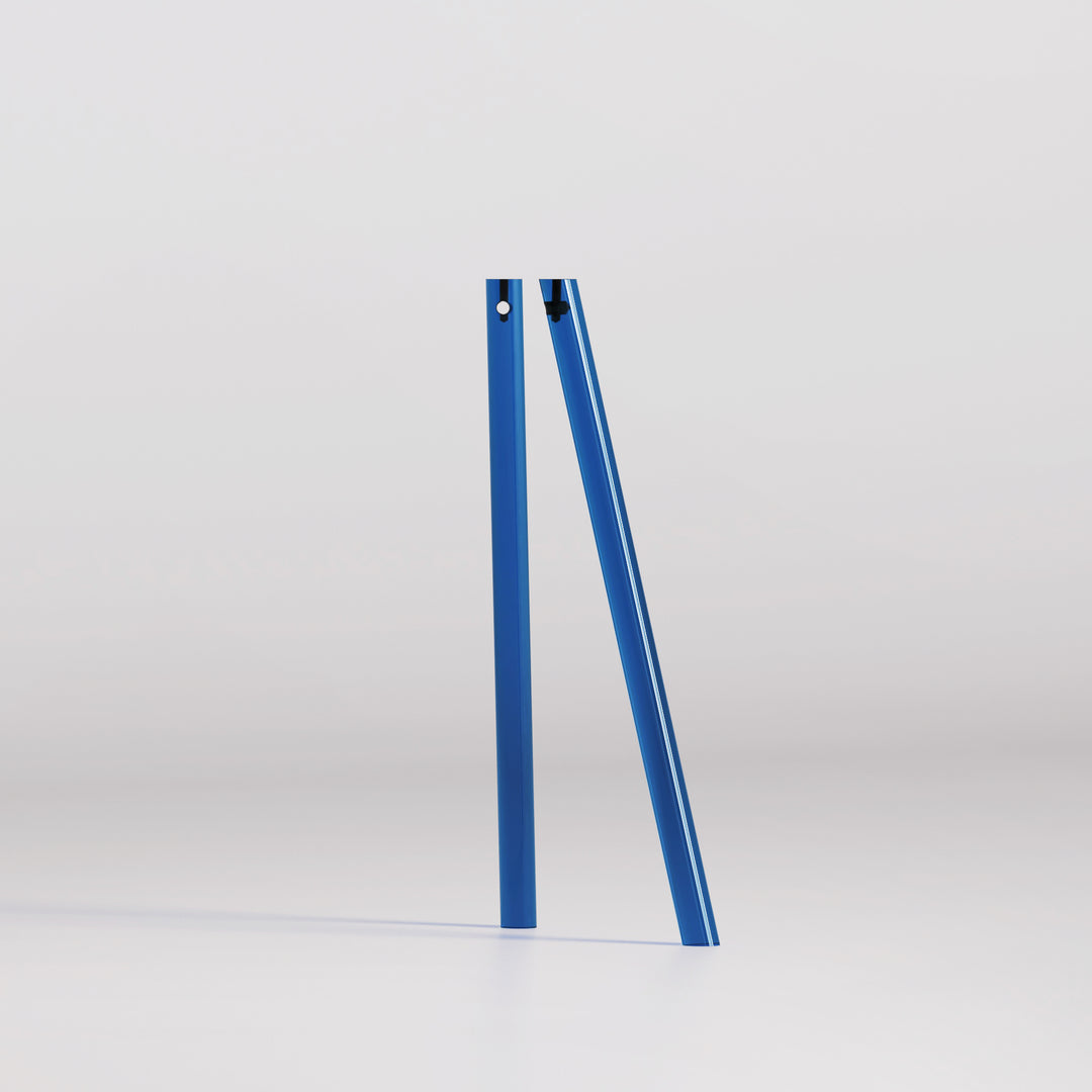 JALG TV Stand Acrylic Blue set of 4 interchangeable legs