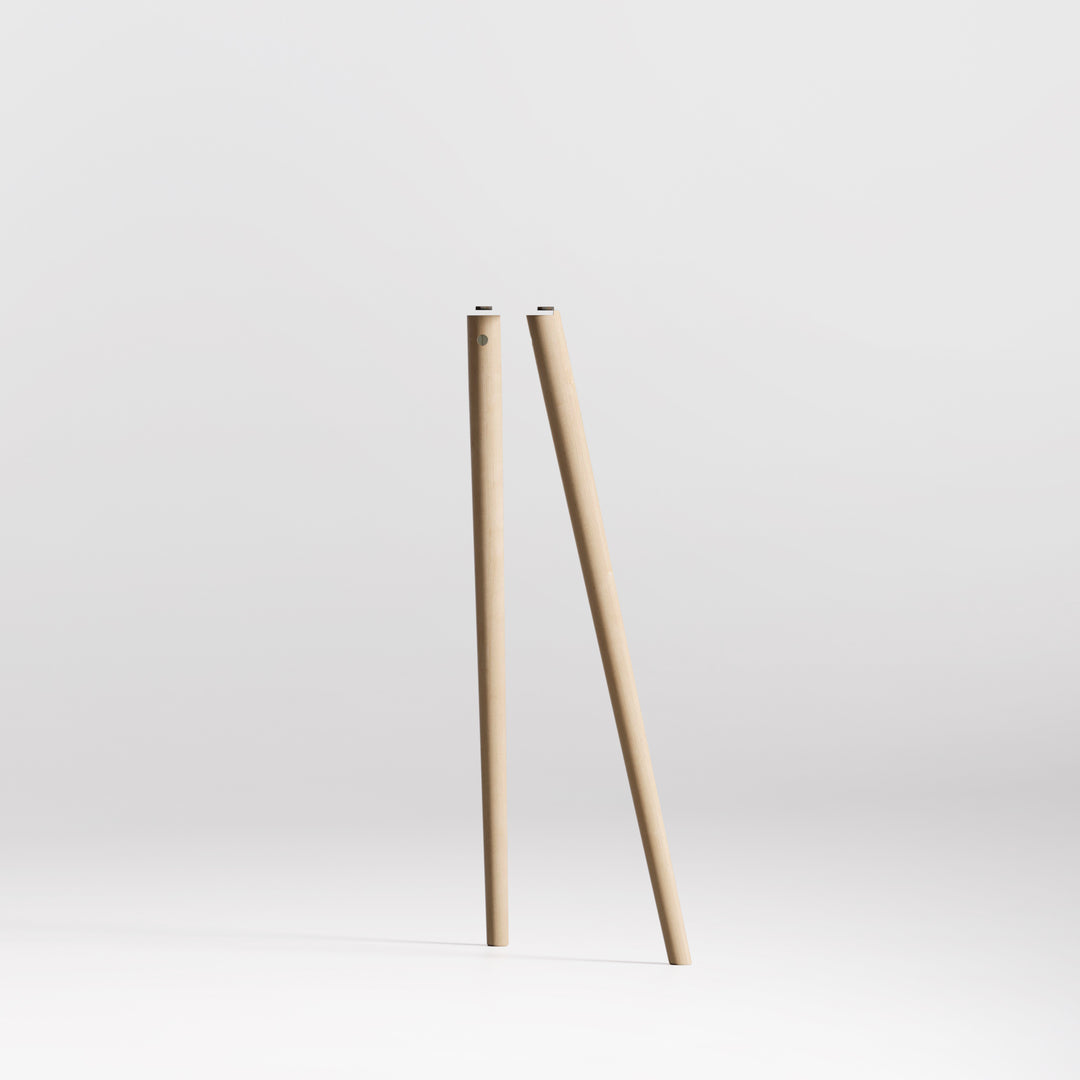JALG TV Stand Birch Natural Glossy set of 4 interchangeable legs