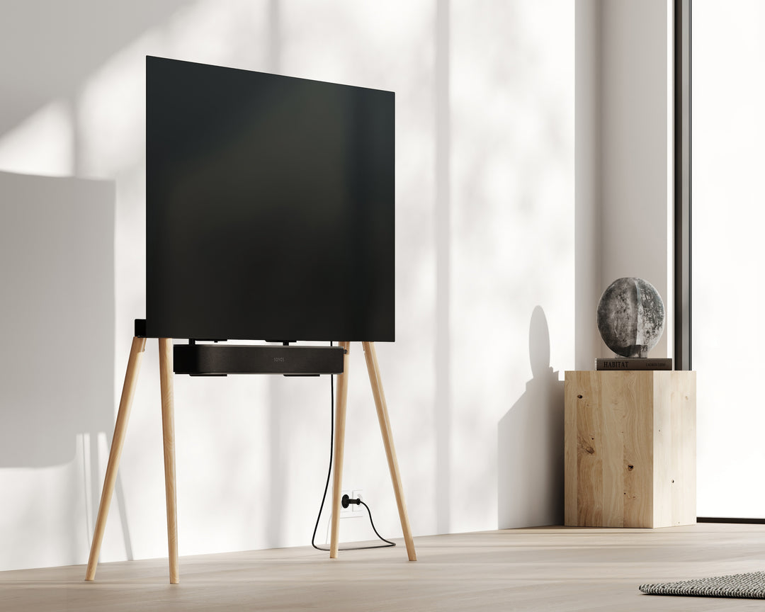 JALG TV Stand Birch Natural Glossy set of 4 interchangeable legs