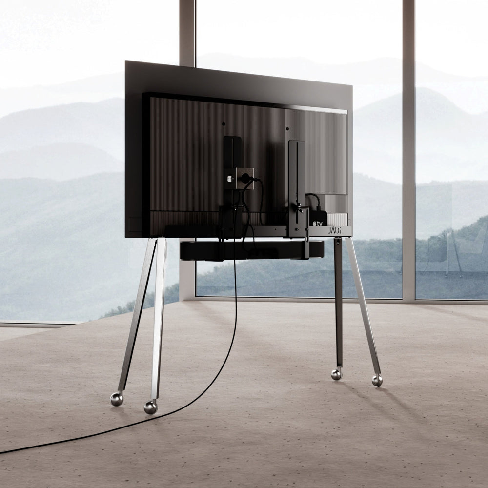 TV Stand - Stainless Steel 42"-55" - Scandinavian design - JALG TV Stands