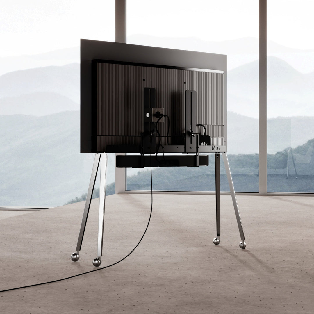 TV Stand - Stainless Steel 42"-55" - Scandinavian design - JALG TV Stands