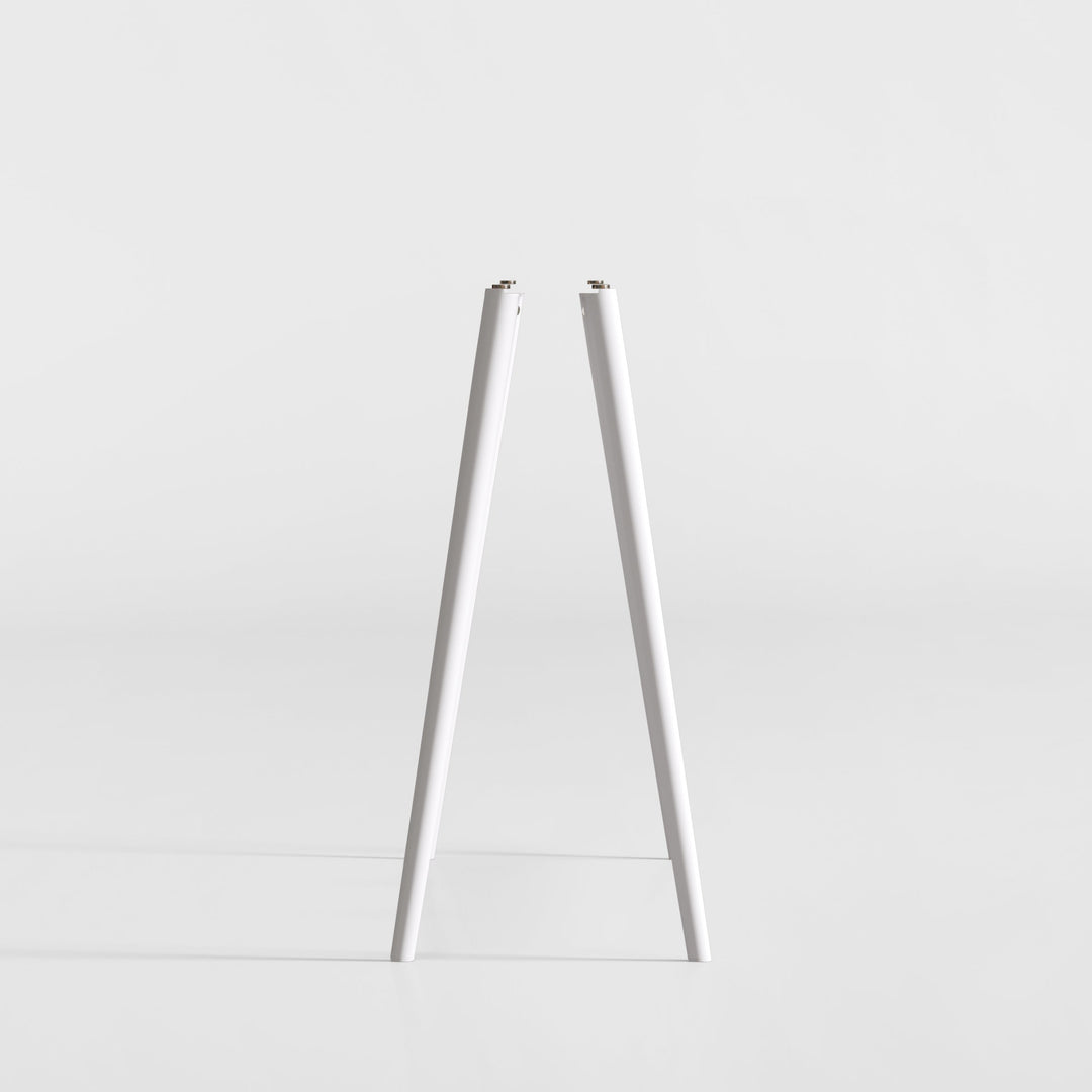BIRCH / White Leg Set for XL 55"-77" TV Stand - Scandinavian design - JALG TV Stands