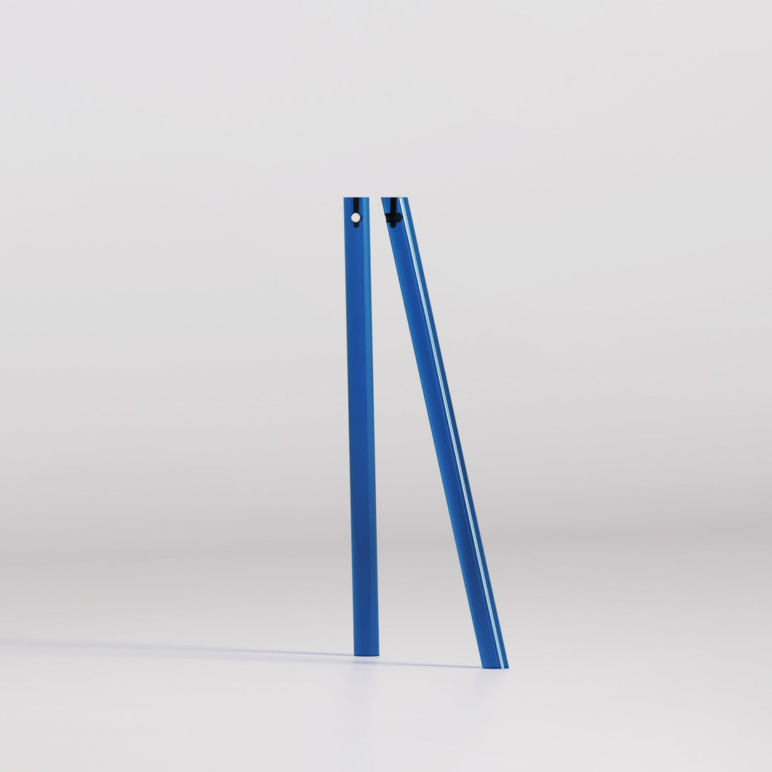 BLUE Acrylic Leg Set for Regular 42"-55" TV Stand - Scandinavian design - JALG TV Stands
