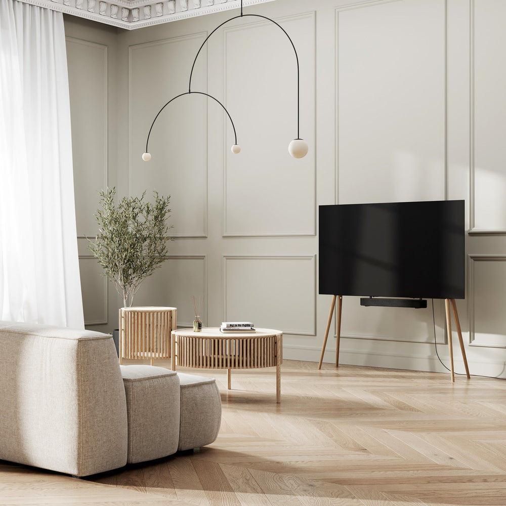 TV Stand - OAK XL / Natural Oil Wax 55" - 77" - JALG TV Stands