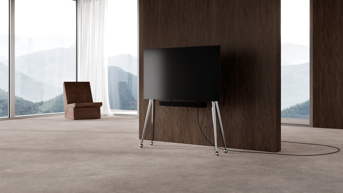 TV Stand - Stainless Steel 42"-55" - Scandinavian design - JALG TV Stands