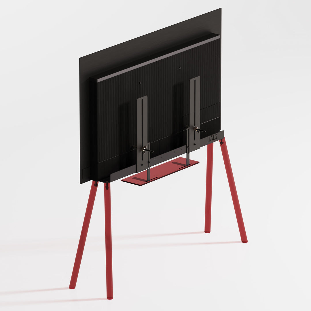 Acrylic / Red 42"-55" - JALG TV Stands
