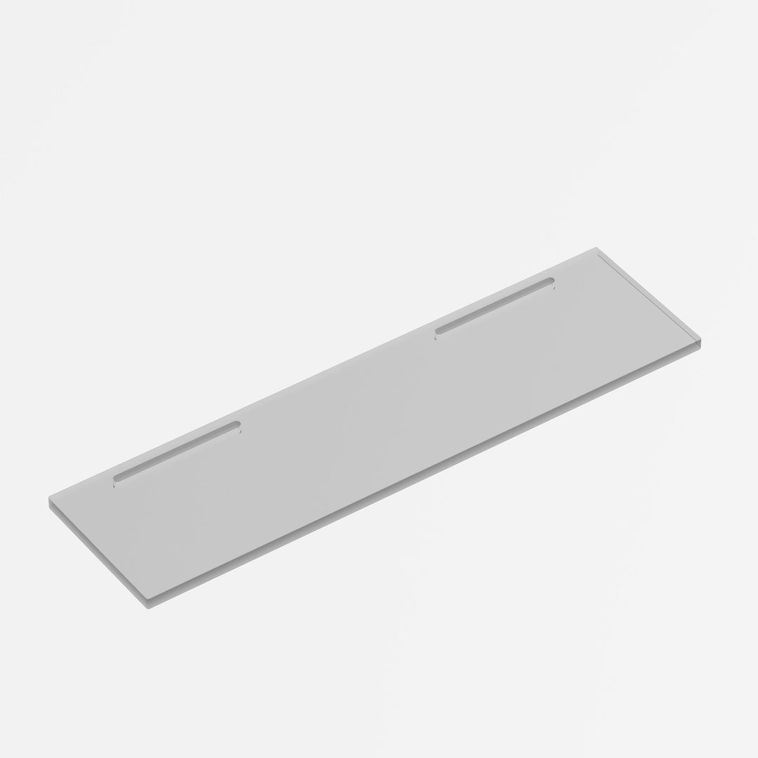 CLEAR Acrylic Shelving Plate (brackets are included) - JALG TV Stands