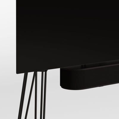 Hairpin / BLACK Easel design TV stand Scandinavian wood