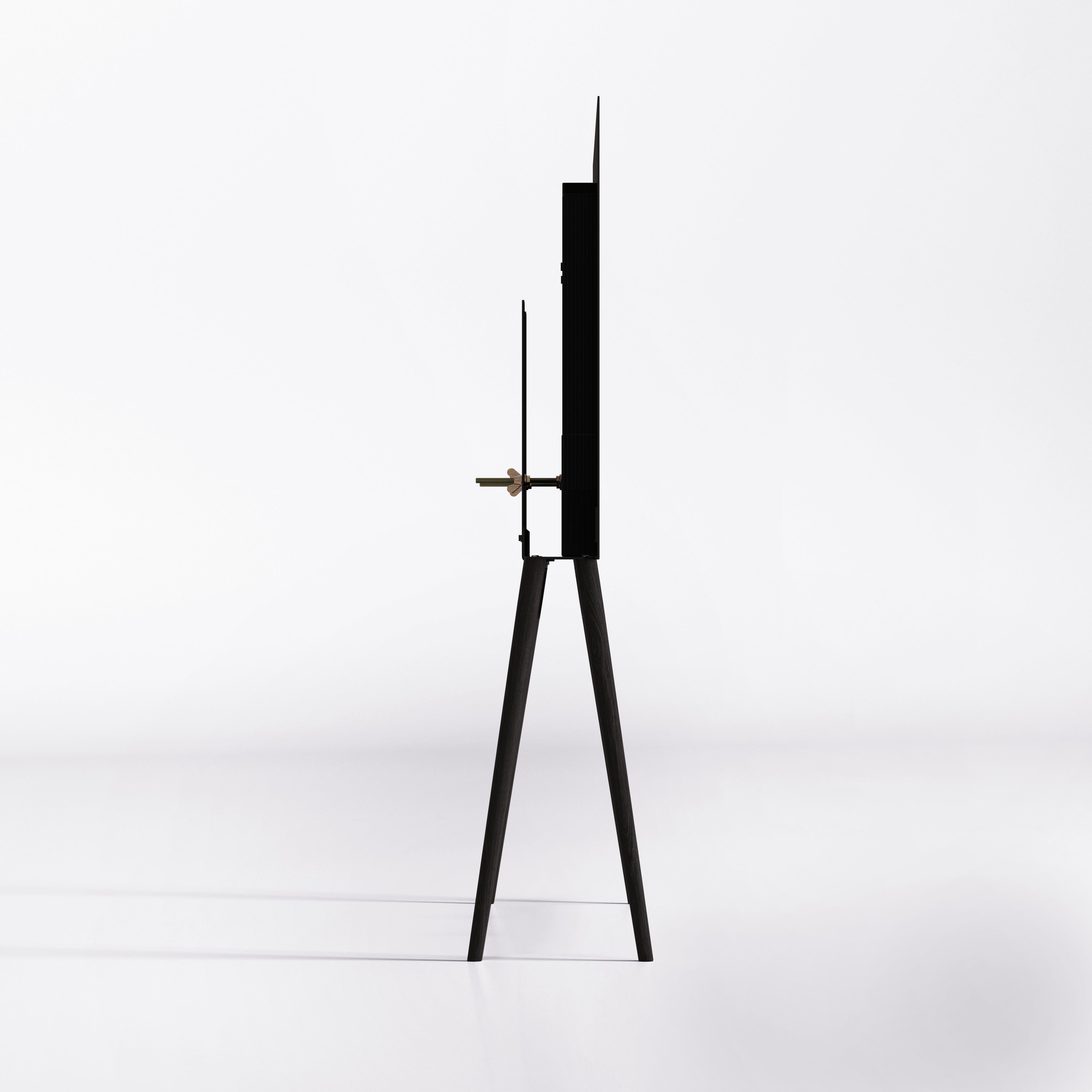Oak Yakisugi TV Stand for 42