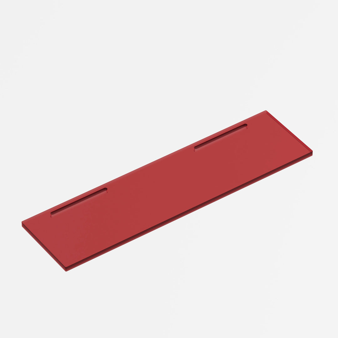 RED Acrylic Shelving Plate (brackets are included) - JALG TV Stands